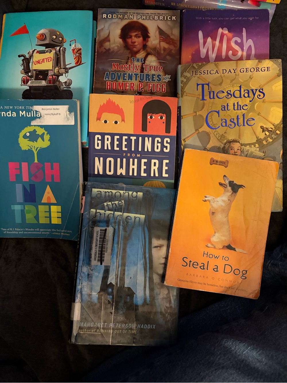 Set of 8 books